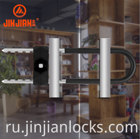 IP67 High Safe Finger -отпечаток U Lock Canadon Smart Lock Electronic Lock с ключами для дома/офиса/школы/склада